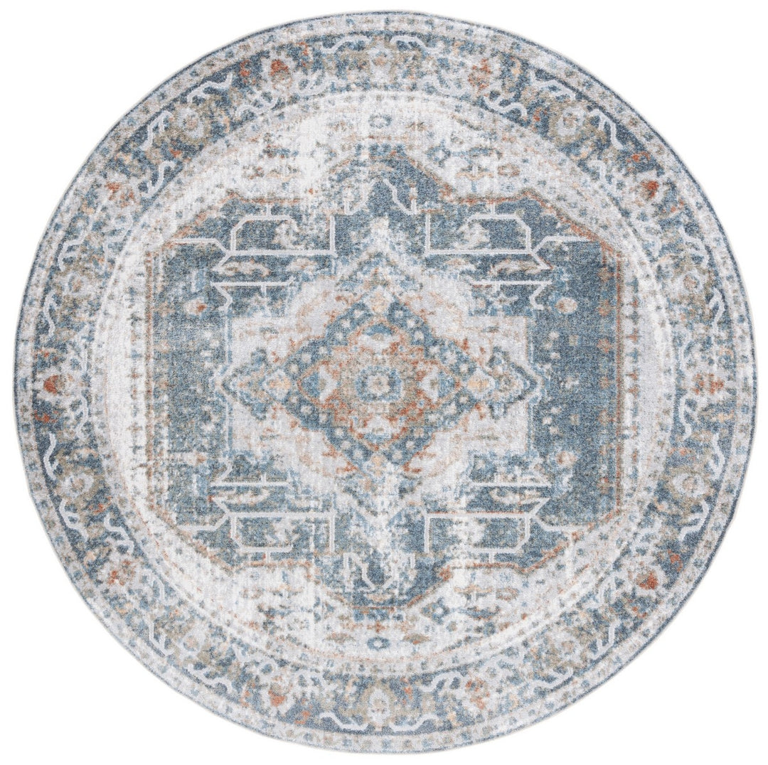 SAFAVIEH BAL854G Baltimore Light Grey / Blue Image 2