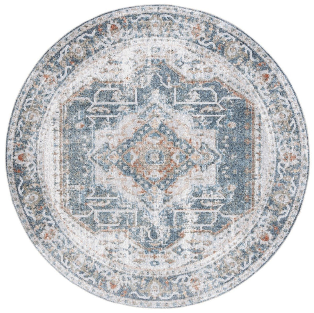 SAFAVIEH BAL854G Baltimore Light Grey / Blue Image 1