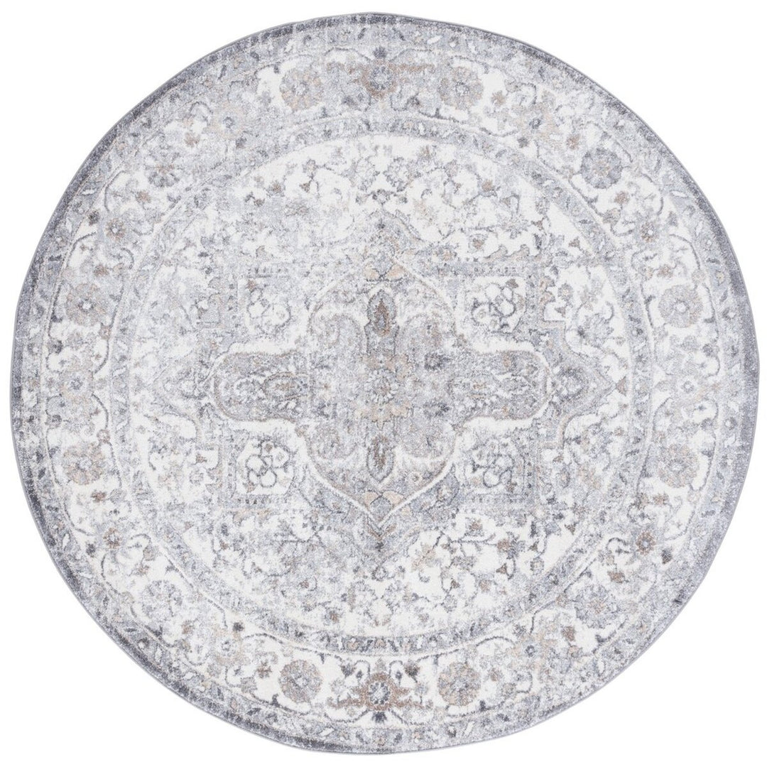 SAFAVIEH OAL468F Opal Grey / Ivory Image 1