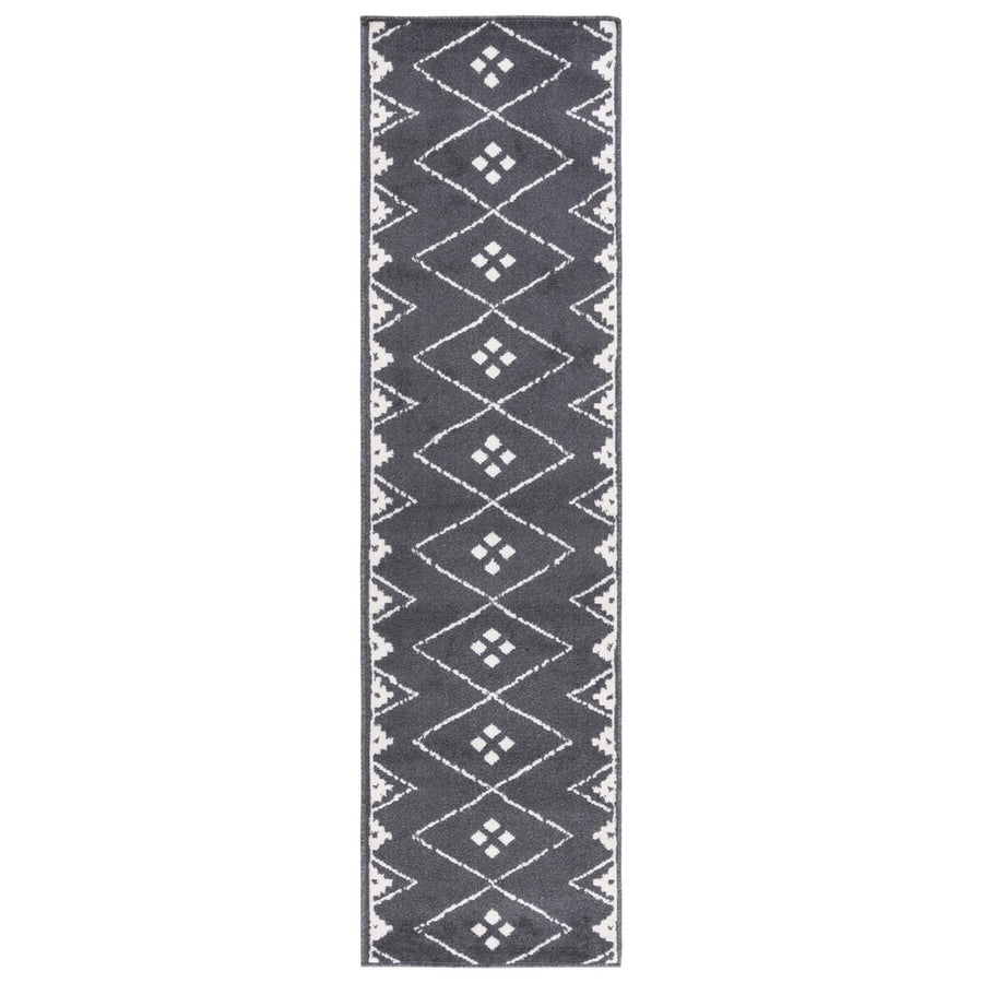 SAFAVIEH PYR213H Pyramid Charcoal / Ivory Image 1