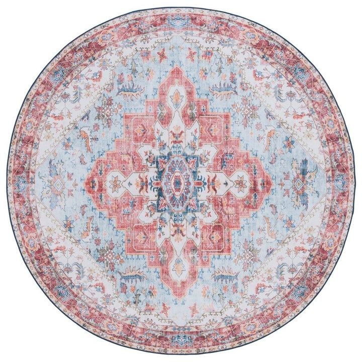 SAFAVIEH TSN148M Tucson Red / Blue Image 1