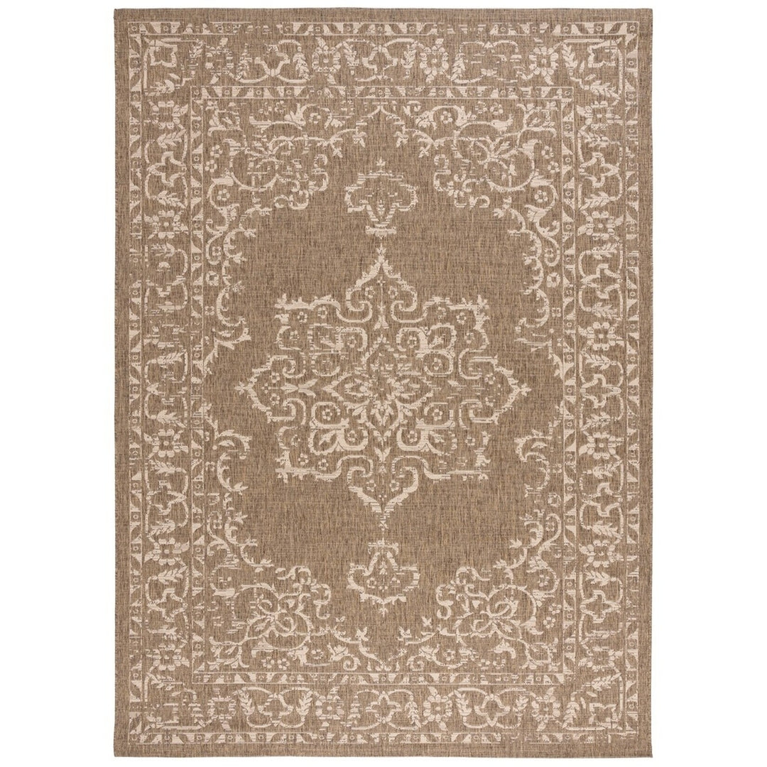 SAFAVIEH Cy8518-59122 Courtyard Ivory / Beige Grey Image 1