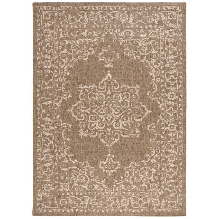 SAFAVIEH Cy8518-59122 Courtyard Ivory / Beige Grey Image 1