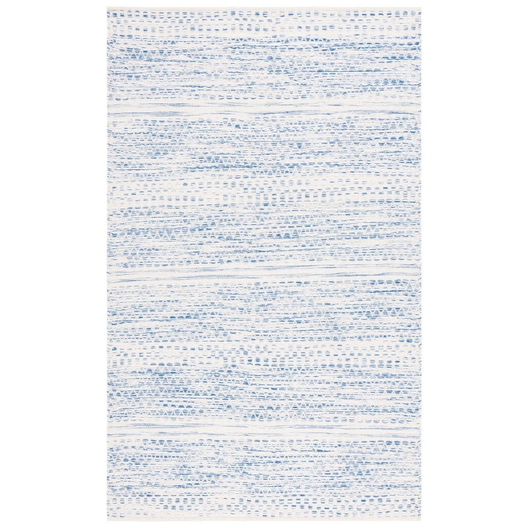 SAFAVIEH Klm954M Kilim Ivory / Blue Image 1