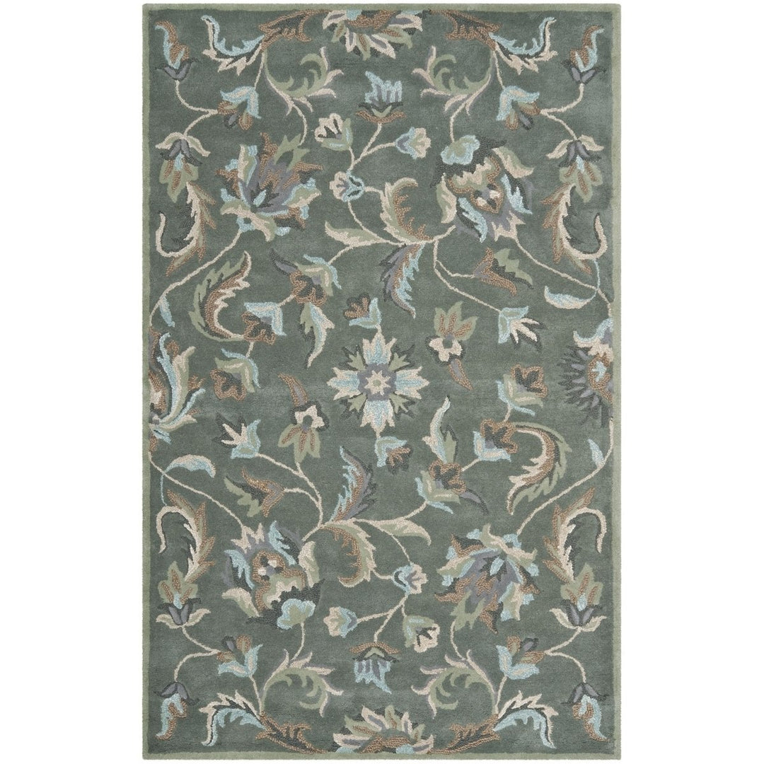 SAFAVIEH Jardin JAR461A Handmade Grey / Multi Rug Image 1