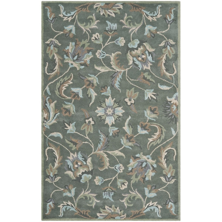 SAFAVIEH Jardin JAR461A Handmade Grey / Multi Rug Image 1