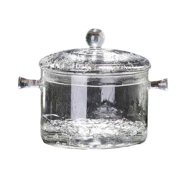 1.5,1.7L Resistant Clear Glass Cooker Pot Soup Heat Bowl Food Milk Cooker Tool Heating Kitchen Pot Image 7