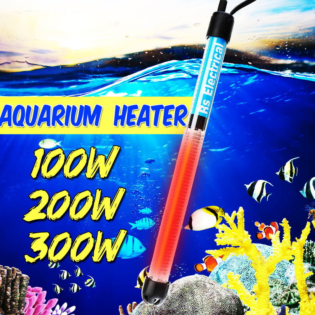 100W 200W 300W Aquarium Water Heater Heating Submersible Tank Thermostat Image 6