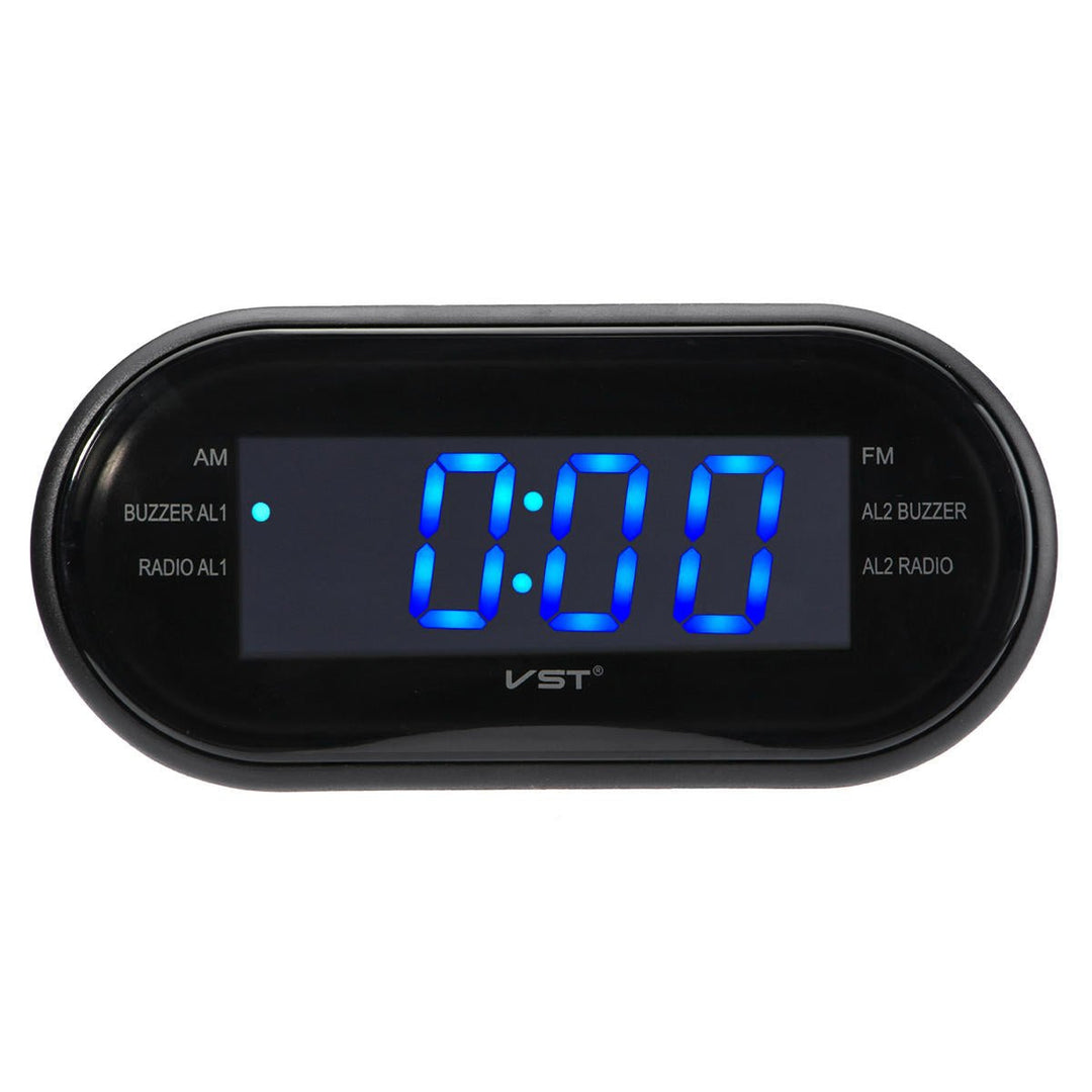 1,2" LED Display Alarm Clock Timer AM,FM Radio 24-Hour System Multi-function Image 9