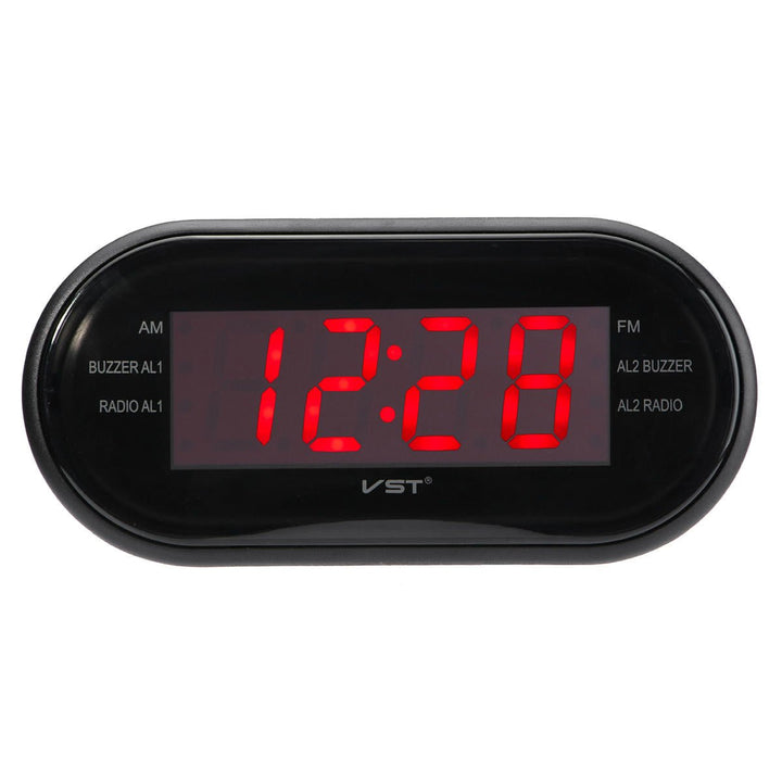 1,2" LED Display Alarm Clock Timer AM,FM Radio 24-Hour System Multi-function Image 11