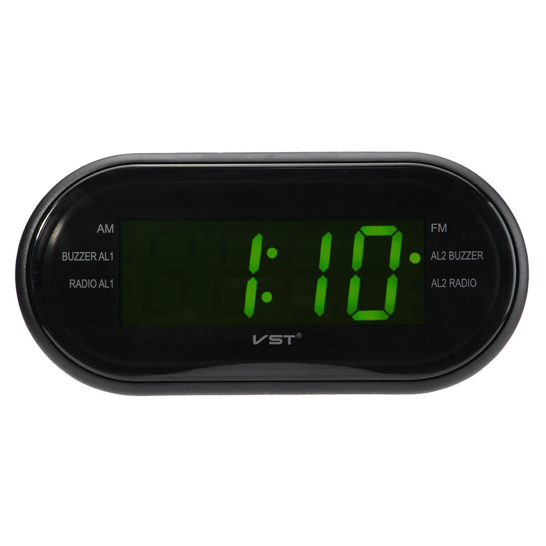 1,2" LED Display Alarm Clock Timer AM,FM Radio 24-Hour System Multi-function Image 12