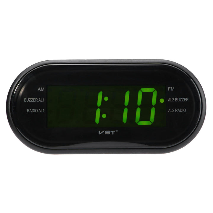 1,2" LED Display Alarm Clock Timer AM,FM Radio 24-Hour System Multi-function Image 12