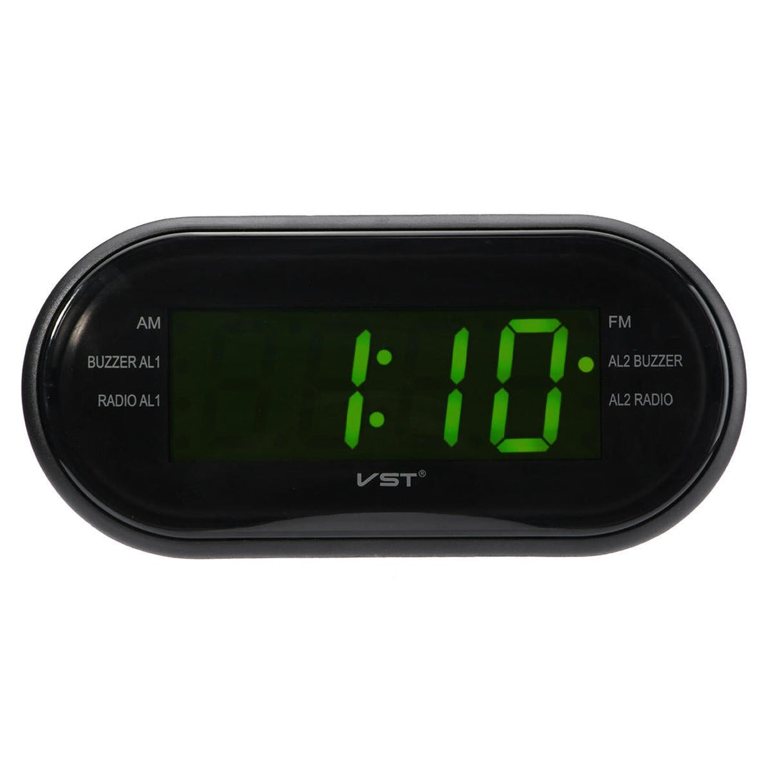 1,2" LED Display Alarm Clock Timer AM,FM Radio 24-Hour System Multi-function Image 1