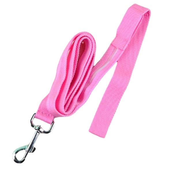 1.25M Nylon Flashing Lighting LED Pet Cat Dog Leash Rope Harness Lead Strap Dog Traction Rope Image 4