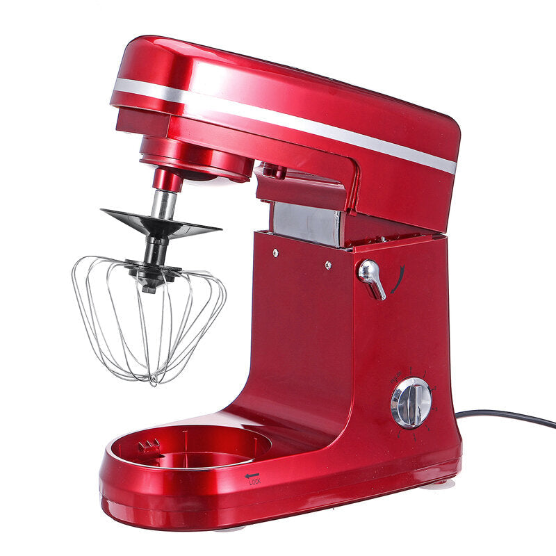 1000W 5L Multi-functional Electric Food Stand Blender Mixer Kneading Dough Machine 6 Speed Tilt-Head Stainless Steel Image 5