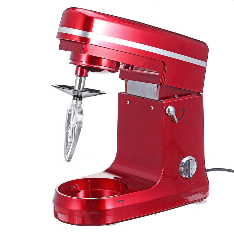 1000W 5L Multi-functional Electric Food Stand Blender Mixer Kneading Dough Machine 6 Speed Tilt-Head Stainless Steel Image 7