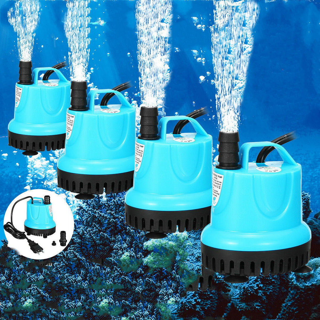 10,18,25,45,60,85,105W Ultra-quiet Submersible Water Fountain Pump Filter Waterproof Aquarium Tank Fountain Image 1