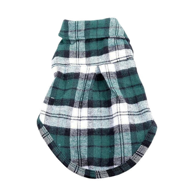 100% Cotton Pet Dog Plaid Stripe T-Shirt Puppy Vest Coats For Small Dog Clothes Classical Style Image 5