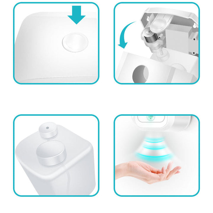 1.1L Soap Dispenser Auto Foam Hand Washer Non-Touch Induction Foaming Washer Device Image 2