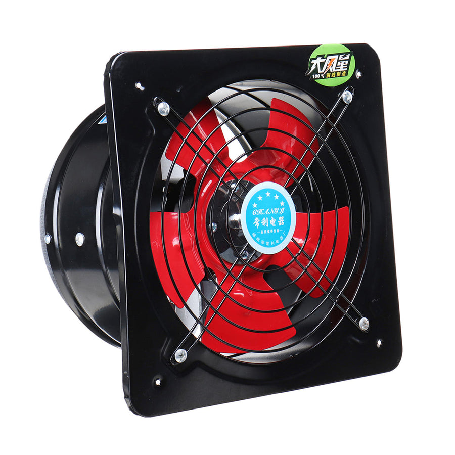 10Inch 220V 100W Booster Fan Extractor Dryer Vent Ventilator Blower Fan Ventilation Fan Extractor Image 1