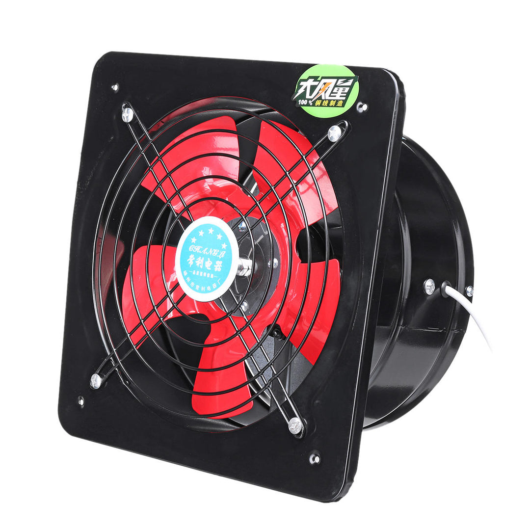 10Inch 220V 100W Booster Fan Extractor Dryer Vent Ventilator Blower Fan Ventilation Fan Extractor Image 6