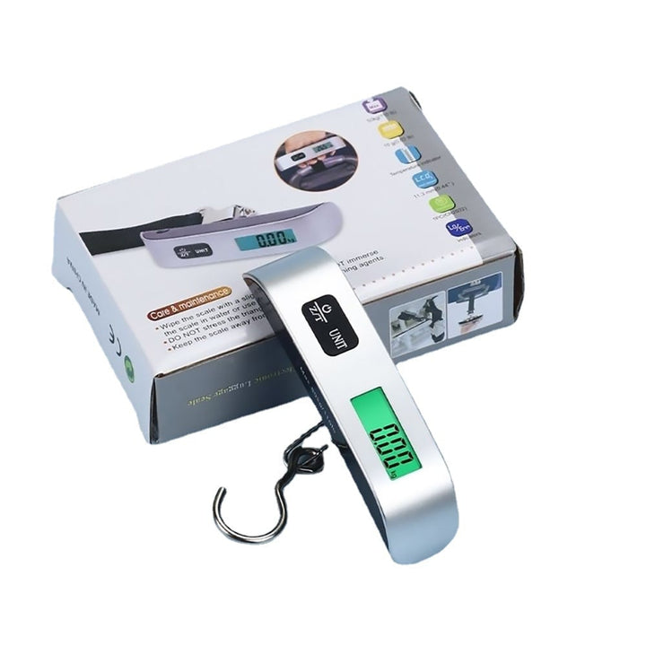 110lb,50kg Digital Handheld Baggage Hanging Luggage Scale With Backlight LCD Display Image 1