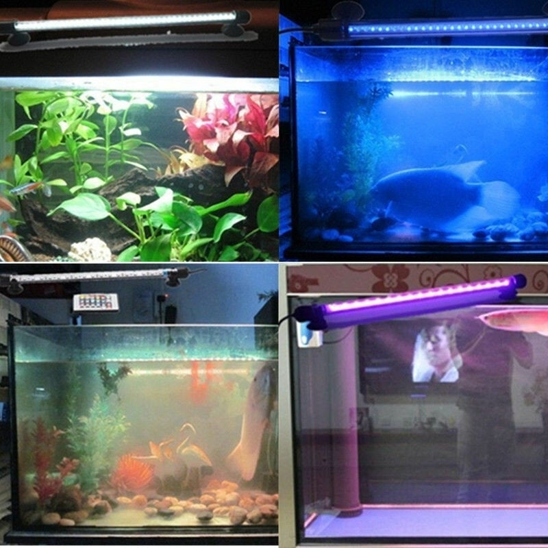 112CM 13.4W IP68 Waterproof 66PCS LED Aquarium Light RGB Remote LED Fish Tank Light Submersible Image 2