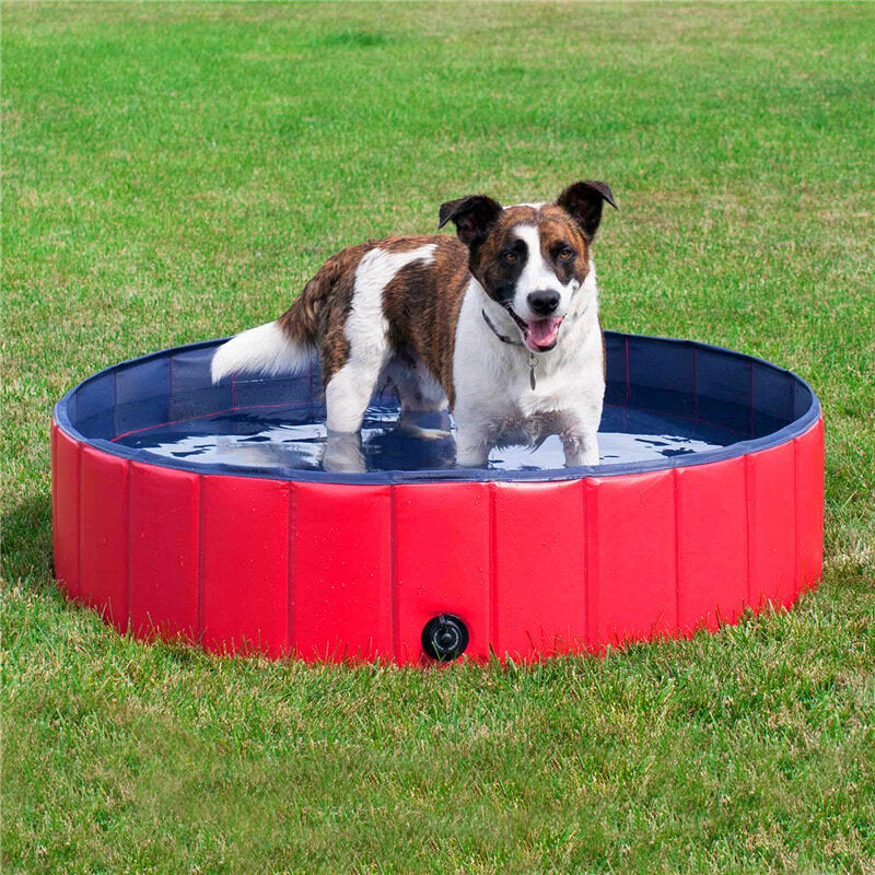 12030cm PVC Pet Pool Collapsible Dog Bath Tub Outdoor Portable Paddling Bath Cat Dog Cleaning Supplies Image 3