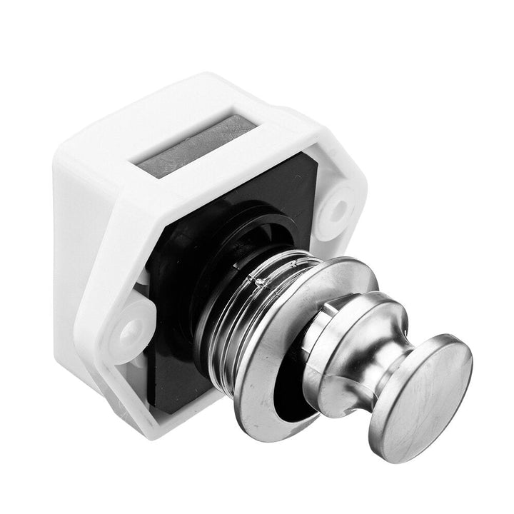 10Pcs Push Button Drawer Cupboard Door Catch Lock Caravan Rv Cabinet Latch Knobs Image 4