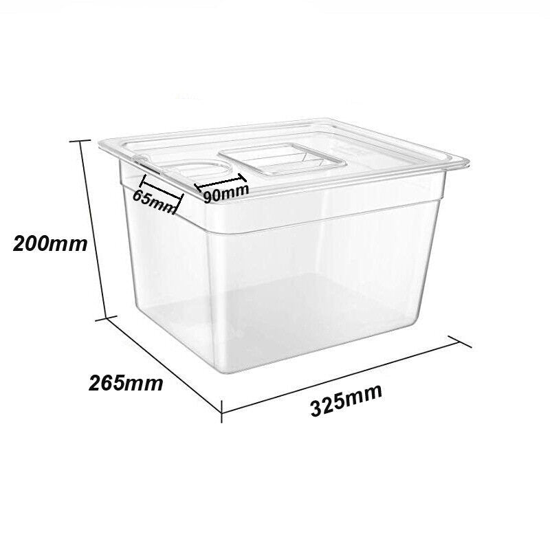 11L Sous Vide Cooker Containers Detachable Dividers Separator for Immersion Circulators Image 2