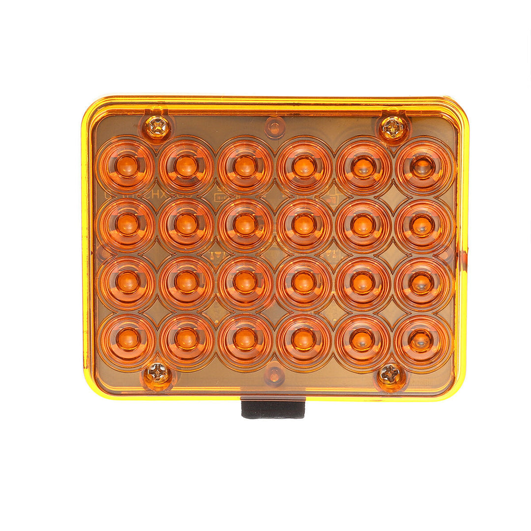 12V LED Recovery Light Bar Car Amber Emergency Flashing Strobe Beacon Truck Lamp Image 1