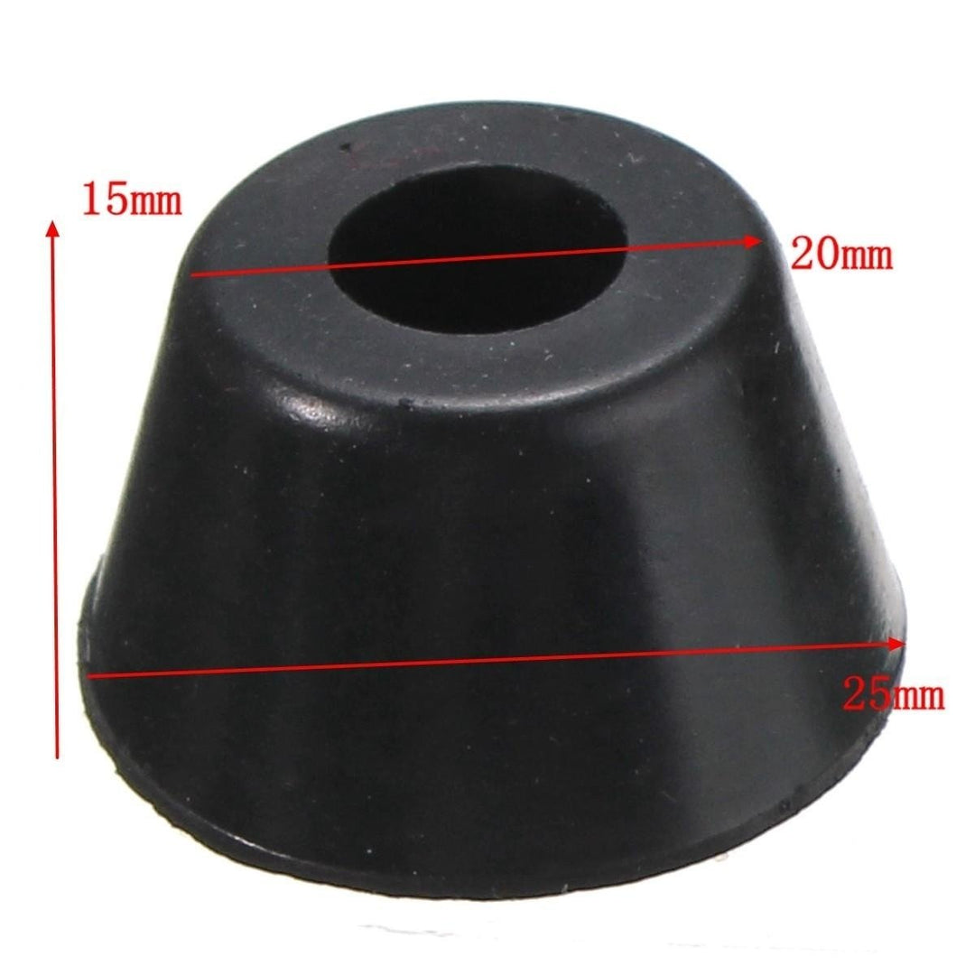 12Pcs 25x20x15mm Black Rubber Protector for Chair Leg Table Crutch Feet Stools Furniture Image 4