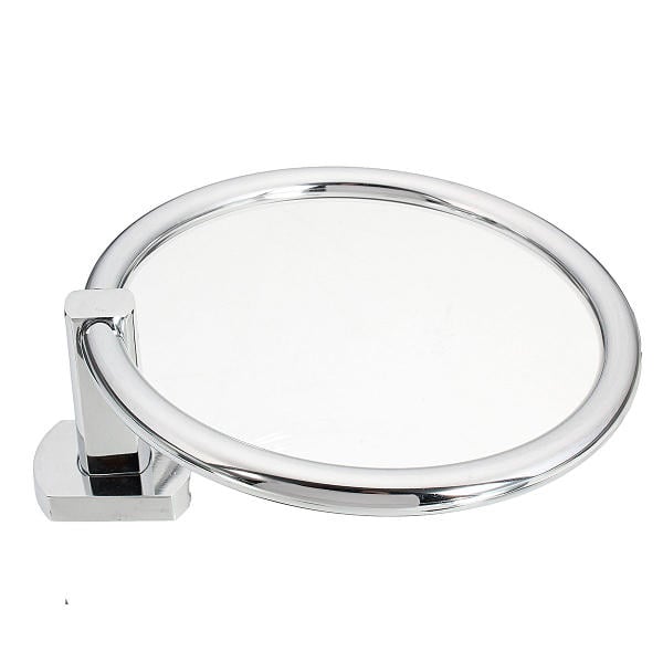 12CM Silver Wall Mounted Chrome Towel Ring Hand Rack Holder Image 4