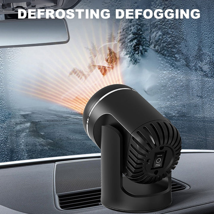 12V 130W Electric Heater For Car Portable Fast Heating Fan Heater Windshield Dryer Defogging Demister Defroster Low Image 3