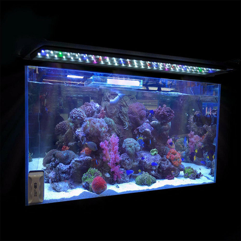 12V 25W 129 LEDs Aquarium Light 30-90cm Lighting Full Spectrum Fish Plant Tank Bar LED Lamp Pet Supplies Image 2