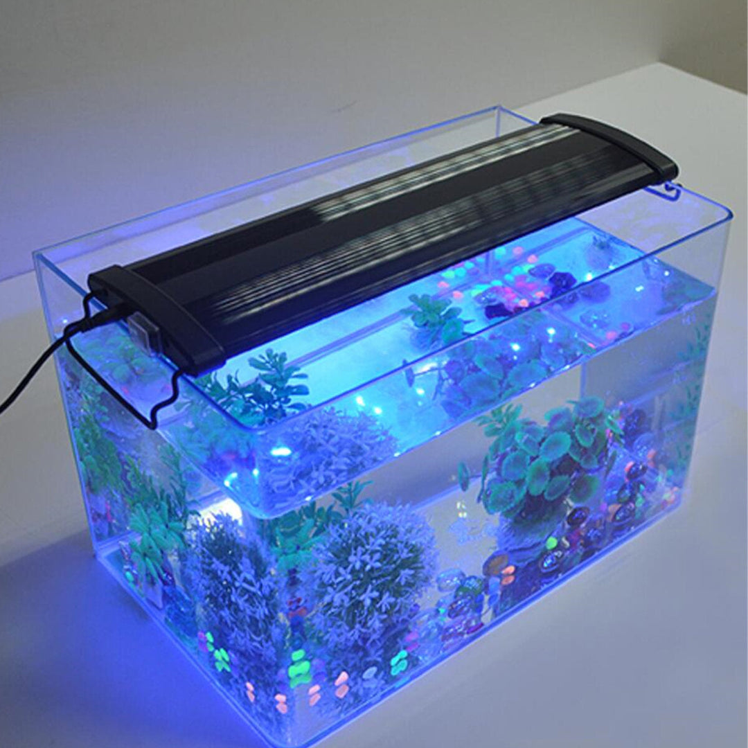 12V 25W 129 LEDs Aquarium Light 30-90cm Lighting Full Spectrum Fish Plant Tank Bar LED Lamp Pet Supplies Image 6