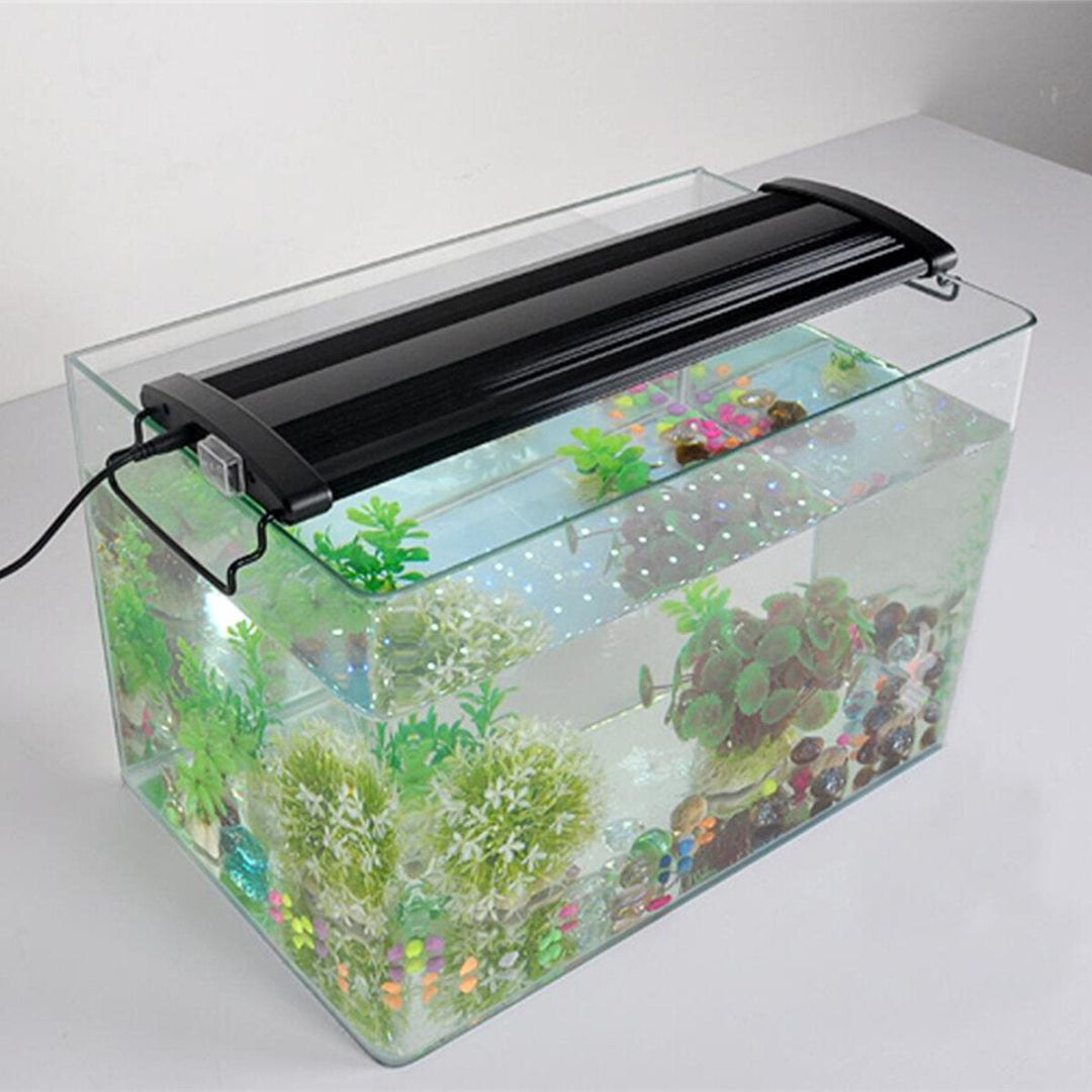 12V 25W 129 LEDs Aquarium Light 30-90cm Lighting Full Spectrum Fish Plant Tank Bar LED Lamp Pet Supplies Image 7