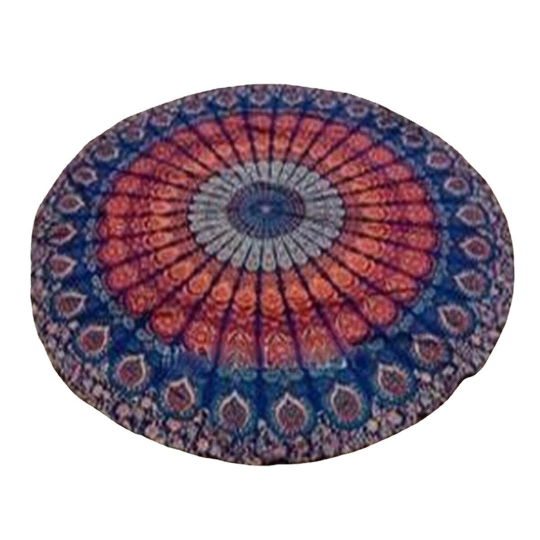 150cm Bohemian Thin Chiffon Beach Towel Mat Mandala Round Silk Scarf Bed Sheet Tapestry Image 7