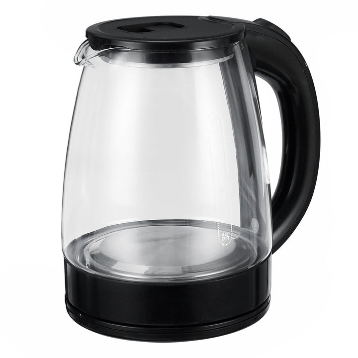 1500W 2L Electric Kettle Stainless Steel Portable Glass Kettle with Blue Light Glass Water Pot Home Boiler Kitchen Water Image 1