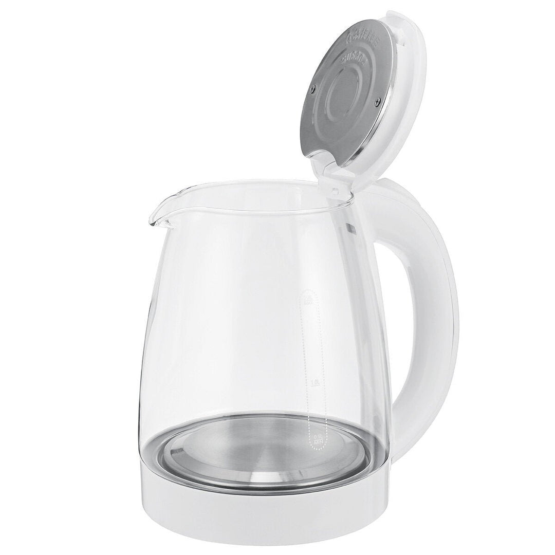 1500W 2L Electric Kettle Stainless Steel Portable Glass Kettle with Blue Light Glass Water Pot Home Boiler Kitchen Water Image 3