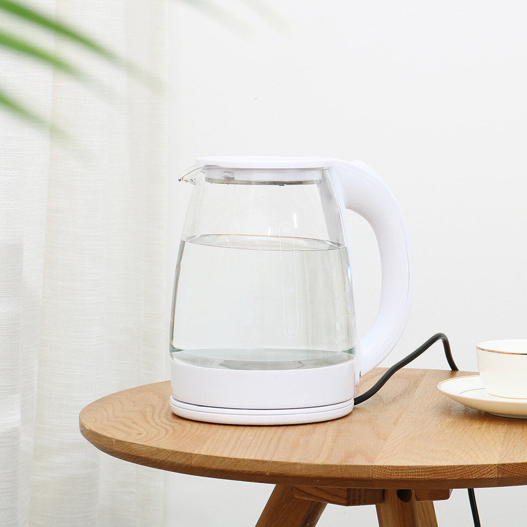 1500W 2L Electric Kettle Stainless Steel Portable Glass Kettle with Blue Light Glass Water Pot Home Boiler Kitchen Water Image 6