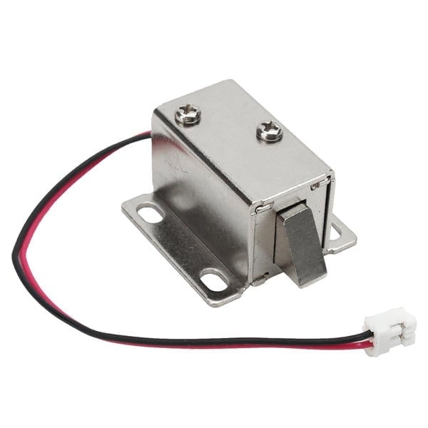 12V DC 0.34A Electronic Lock Catch Electric Release Assembly Solenoid for Door Gate Drawer Image 2