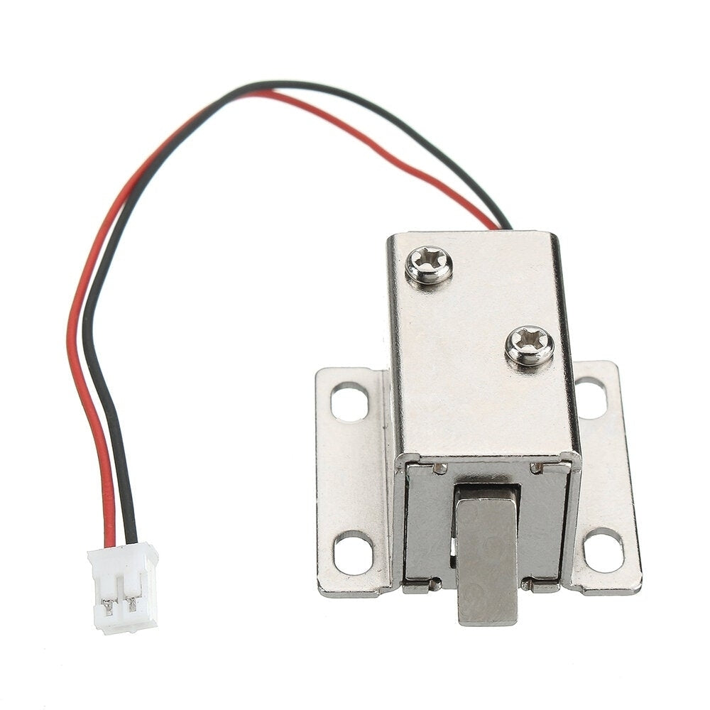 12V DC 0.43A Cabinet Drawer Electric Door Lock Assembly Solenoid 27x29x18mm Image 4