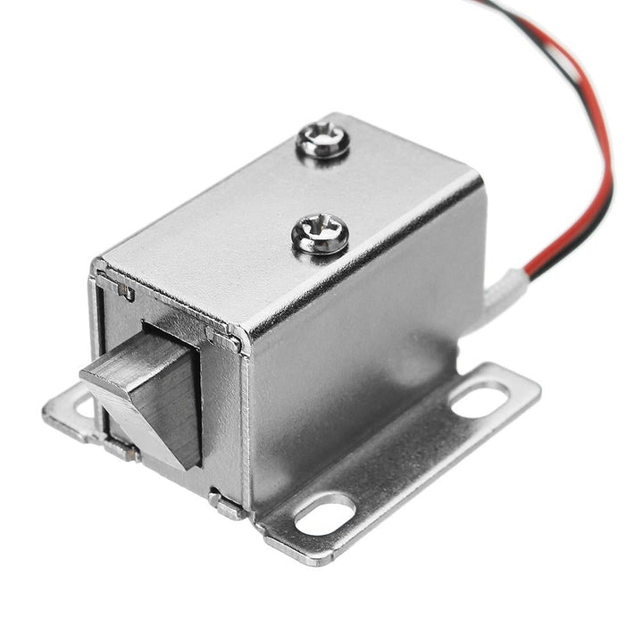 12V DC 0.43A Cabinet Electric Lock Assembly Solenoid Drawer Door 27x29x18mm Image 1