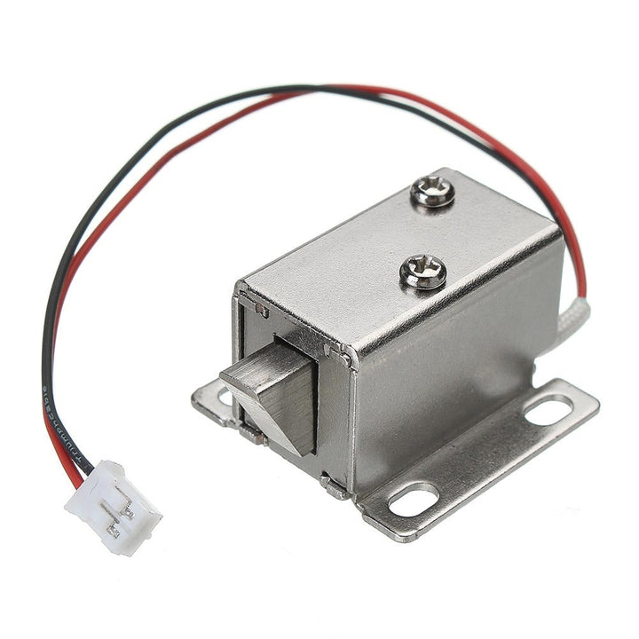 12V DC 0.43A Cabinet Electric Lock Assembly Solenoid Drawer Door 27x29x18mm Image 2