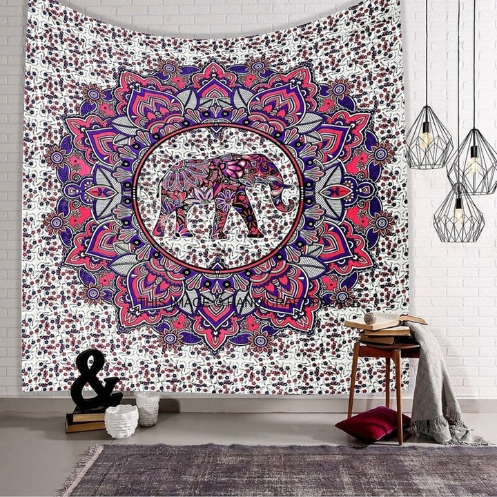 150x210cm Bohemian Style Polyester Fiber Beach Towel Mat Tapestry Mandala Rectangle Bed Sheet Image 5