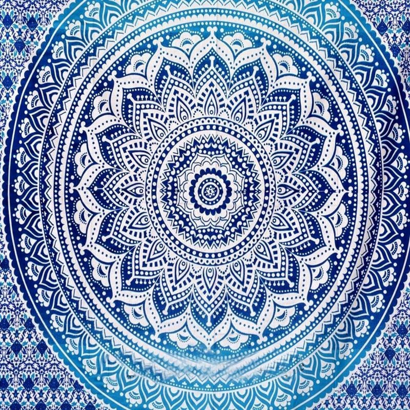 150x210cm Bohemian Style Polyester Fiber Beach Towel Mat Tapestry Mandala Rectangle Bed Sheet Image 1