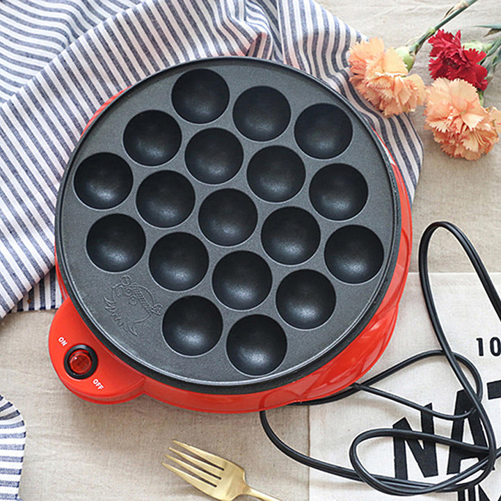 18 Holes Electric Octopus Ball Grill Takoyaki Baking Mould Machine Mini Electric Chibi Maruko Grill Pan Image 8