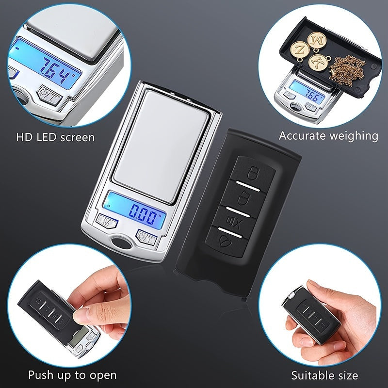 1pc Mini Portable Electronic Digital Scale LCD Backlit Display Image 3