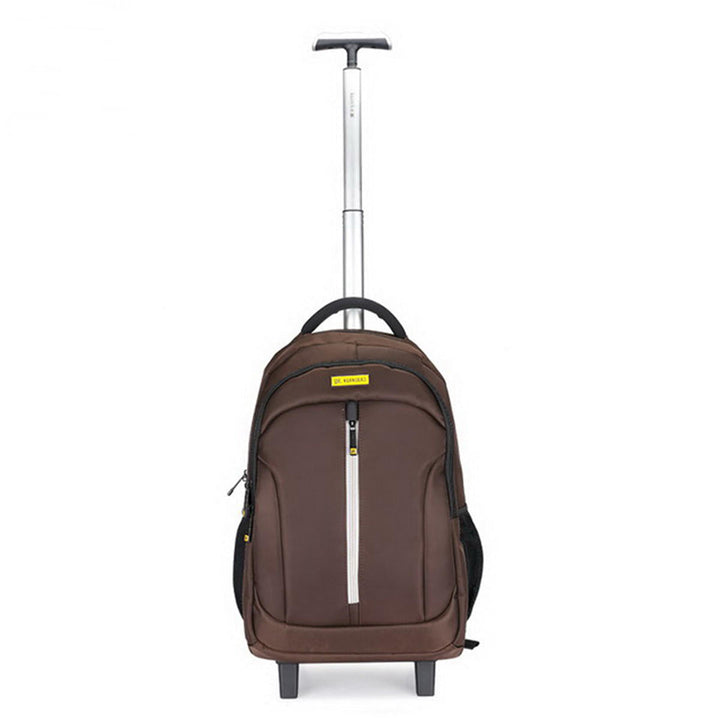 19Inch Waterproof Wheeled Trolley Backpack Laptop Suitcase Luggage Rucksack Traveling Stroage Bags Image 2